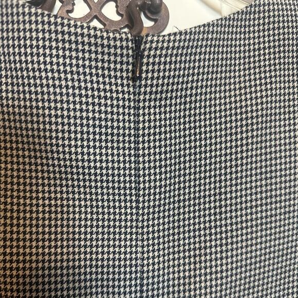 Vintage Sleeveless Houndstooth Dress - Picture 8 of 13